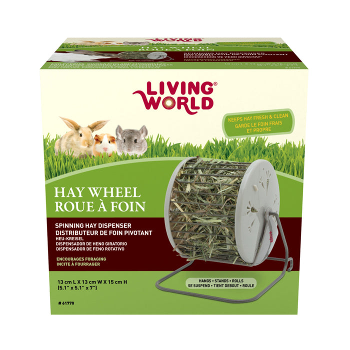 Distributeur de foin Living World pour lapins, cochons d'Inde et chinchillas.