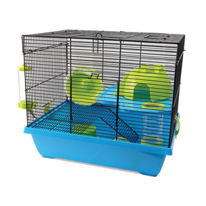 Living World Dwarf Hamster Cage, PAD. Dimensions: 42.5x31x37cm.