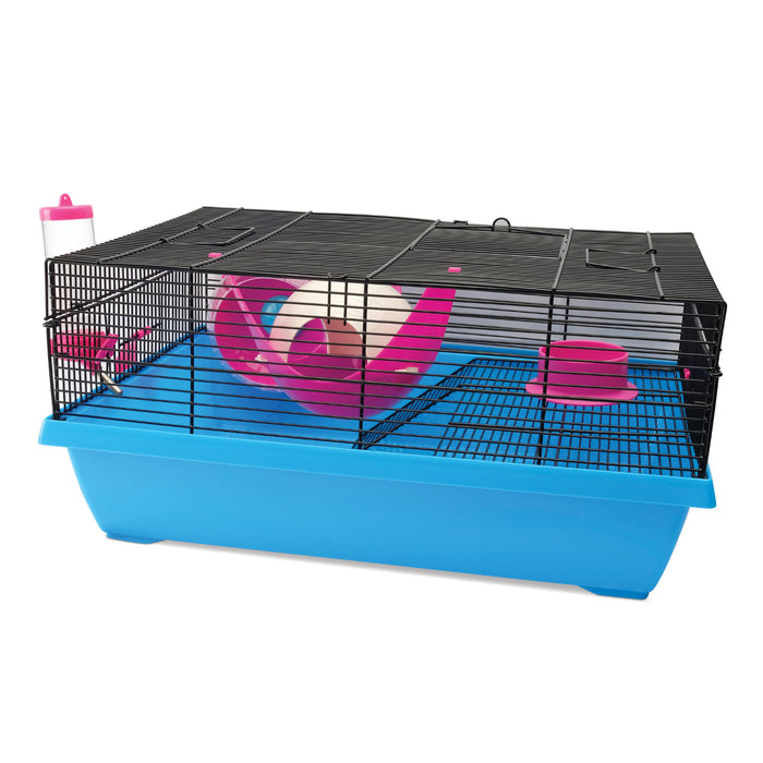 Cage Living World pour hamsters nains, HANGOUT. Dimensions: 51x36,5x23,5cm.
