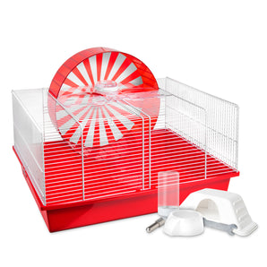 Cage Hamsterval Living World pour hamsters.46x30x23cm.