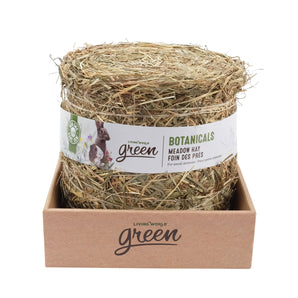 Botanicals Living World Green Meadow Hay Bale for Small Animals. 500g. Natural aroma.