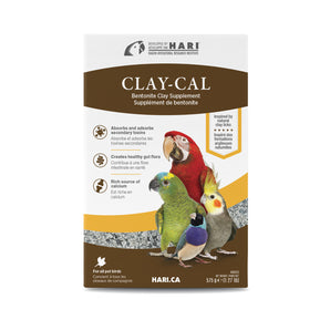 HARI Clay-Cal calcium enriched bentonite supplement for birds. 575g.