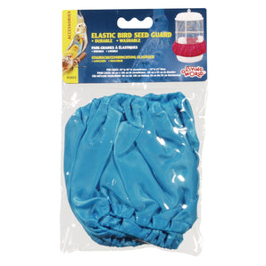 Living World seed guard with elastic. Sky blue. Choice of formats.