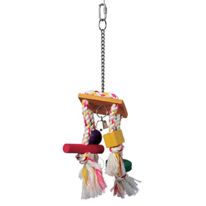 Junglewood Living World Rope Chime with Bells, Cylinder, Block and Ball
