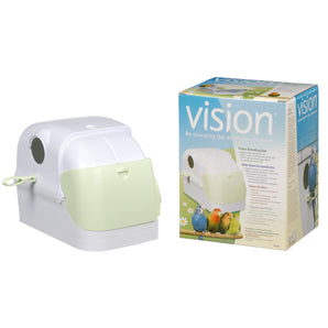Vision box for breeding budgies and lovebirds
