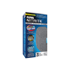 Nitrite Remover for Fluval 106/107 and 206/207 Canister Filters, 3 Pack