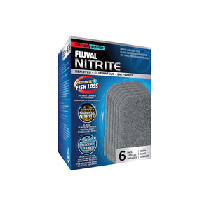 Nitrite Remover for Fluval 306/307 and 406/407 Canister Filters, 6 Pack