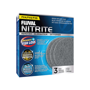 Nitrite Remover for Fluval FX4/FX5/FX6 Canister Filters, 3 Pack