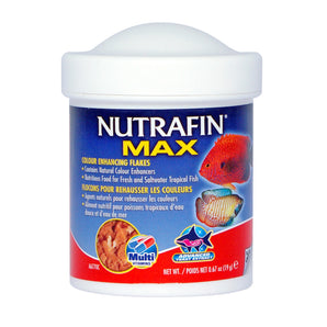 Nutrafin Max Color Enhancing Flakes. Choice of formats.