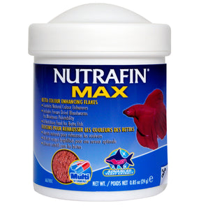 Flakes to enhance the colors of Nutrafin Max bettas. 24g