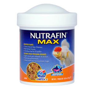 Nutrafin Max Goldfish Flakes. Choice of formats.