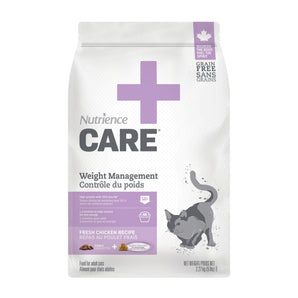 NT Care Weight control dry cat food. Format choice.