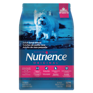 Nutrience Original small breed adult dry dog ​​food. Chicken and brown rice recipe. Choice of formats.