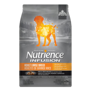 Nutrience Infusion large breed adult dry dog ​​food. Chicken flavor. Choice of formats.