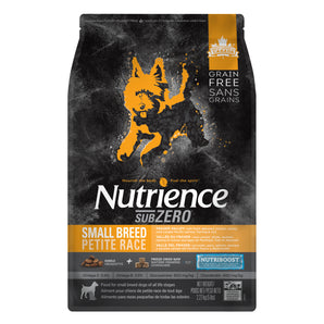 Nutrience Sub Zero small breed dry dog ​​food. Flavor of the Fraiser valley. Choice of formats.