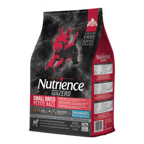 Nutrience Sub Zero small breed dry dog ​​food. Prairie game meal. Choice of formats.