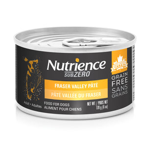 Nutrience Subzero canned food for adult dogs. Grain-free formula. Choice of flavors. 170g