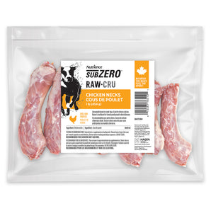 Nutrience Sub Zero Frozen Chicken Necks for Dogs, 454g