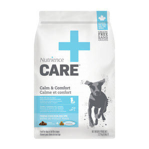 Nutrience Care calm and comfort dry dog ​​food. Choice of formats.