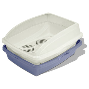 Van Ness litter box with sides and sieve. 43x38x20cm