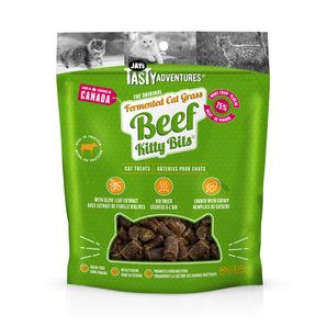 Jay's Kitty Bits fermented cat treats. Beef protein. 60g.