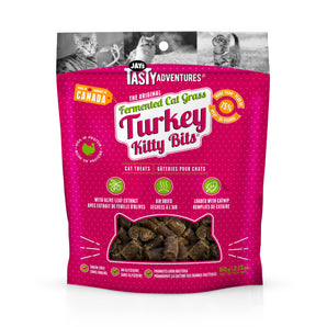 Jay's Kitty Bits fermented cat treats. Turkey protein. 60g.