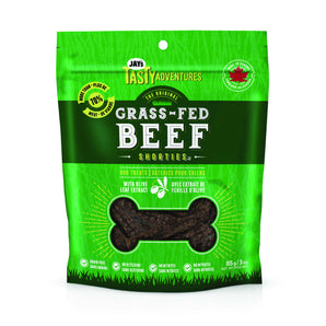 Jay's Tasty dog ​​treats. Beef shorties. Choice of formats.