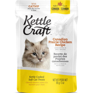 KETTLE CRAFT cat treats. Prairie chicken flavor. 85g