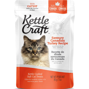 KETTLE CRAFT cat treats. Canadian turkey flavor. 85g