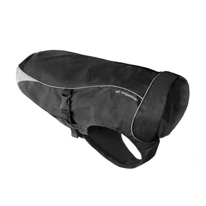 North Country Black Waterproof Dog Coat with Hidden Safety Light from Kurgo. Choice of sizes.