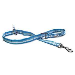 48" to 56" leash with blue and gray adjustable strap from Kurgo.