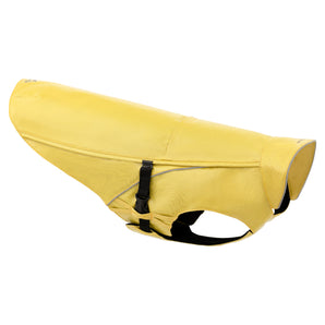 Kurgo Halifax yellow raincoat for dogs. Choice of sizes.