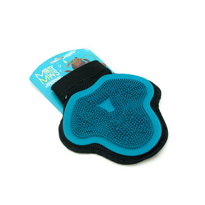 Silicone grooming glove for dogs and cats from Messy Mutts.