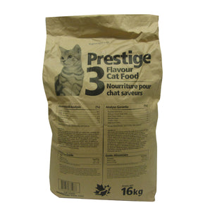 Nourriture sèche pour chats TROUW NUTRITION HERITAGE. Prestige 3 saveurs. 16kg.