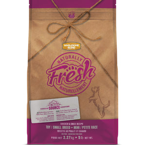 TROUW NUTRITION NATURALLY FRESH dry dog ​​food for small breeds. Chicken and duck. 2.27kg.