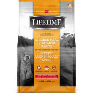 TROUW NUTRITION LIFETIME dry dog ​​food. Chicken and oats. Choice of formats.