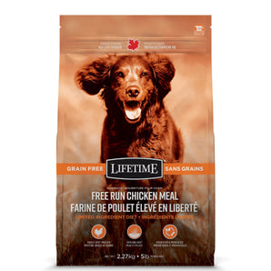 TROUW NUTRITION LIFETIME grain free dog food. Chicken. Choice of formats.