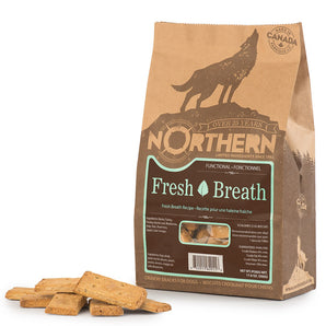 Fresh breath buiscuits from Northern. Without wheat. 500g