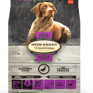 Nourriture pour chiens Oven-Baked sans grains de Bio Biscuit. Repas de canard. Choix de format.
