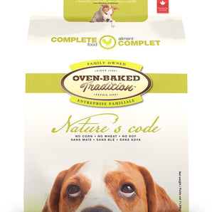 OBT Natures Code Bio Biscuit dog food. Chicken. Format choice.