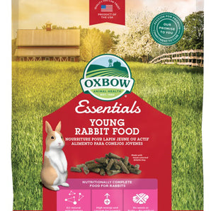 Nourriture pour jeunes lapins Oxbow. Choix de formats