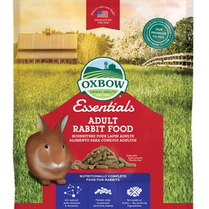 Food for Oxbow adult rabbits. Choice of formats.
