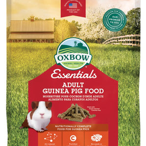Oxbow adult guinea pig food. Choice of formats.