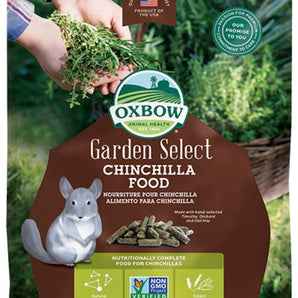 Oxbow Graden Select chinchilla food. Choice of formats.