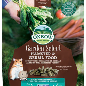 Nourriture pour hamsters et gerboises Oxbow Graden Select. Choix de formats.