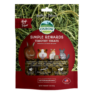 Oxbow Simple Rewards Rodent Timothy Hay Pastry Treats. 40g