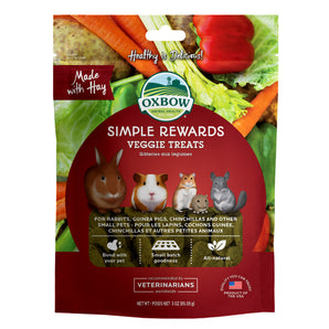 Oxbow Simple Rewards Rodent Vegetable Pastry Treats. 85g