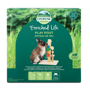 Oxbow Enriched Life rodent play post.