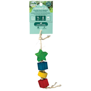 Colorful rodent play garland from Oxbow Enriched Life.
