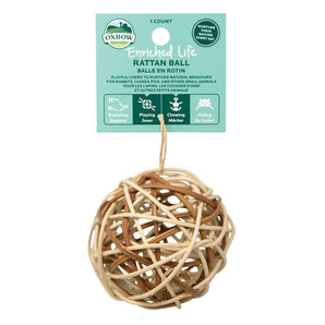 Rattan ball from Oxbow Enriched Life.